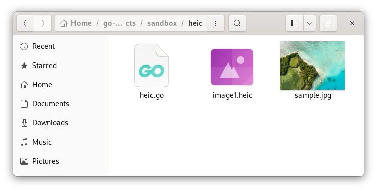 golang heic files